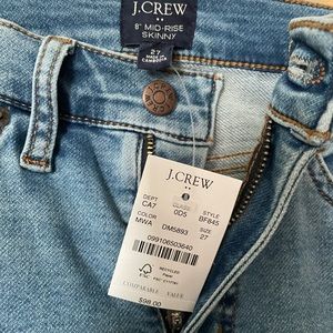 J. Crew skinny jean, size 27, NEW with tags!